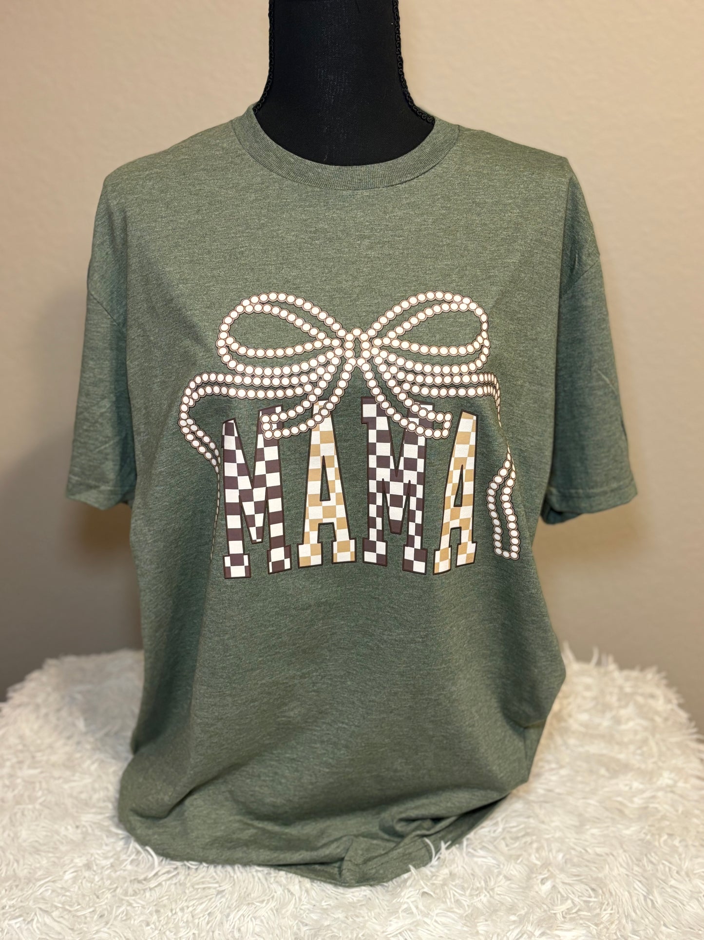 Mama Checker and Pearls T-Shirt