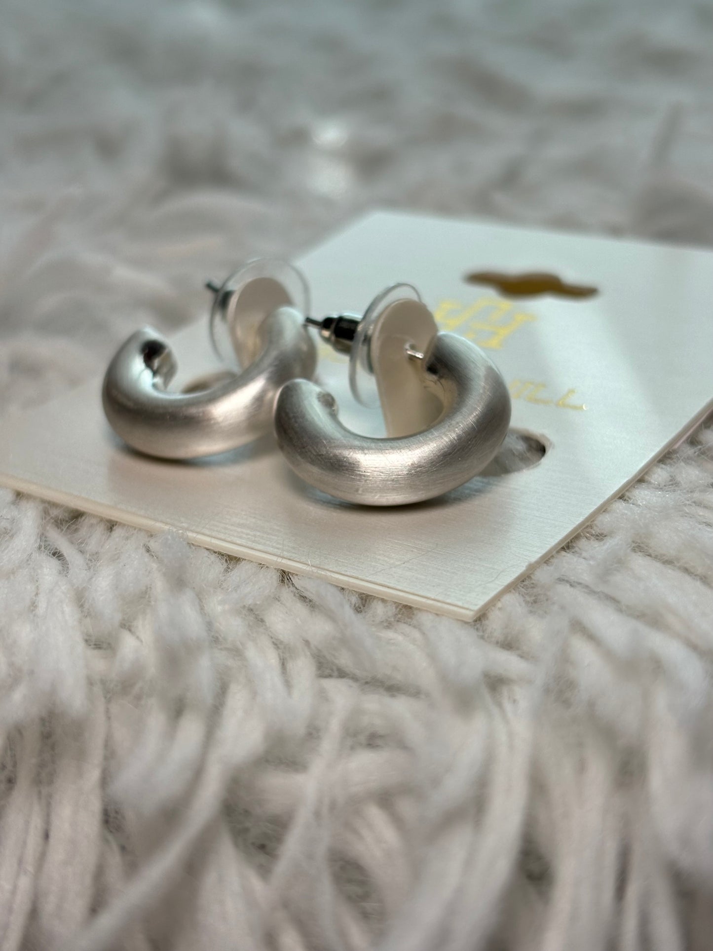 Silver Hoop Earrings