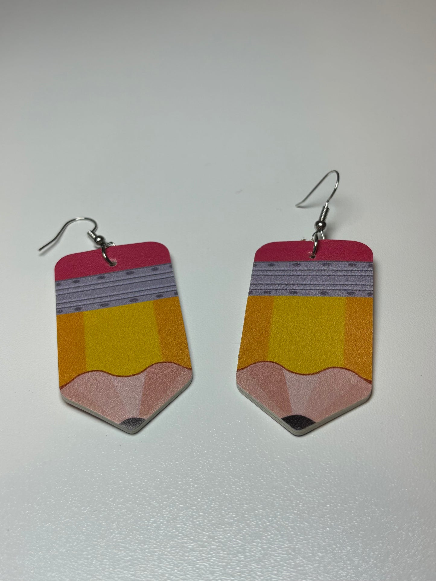 Teacher Pencil Dangle Earrings