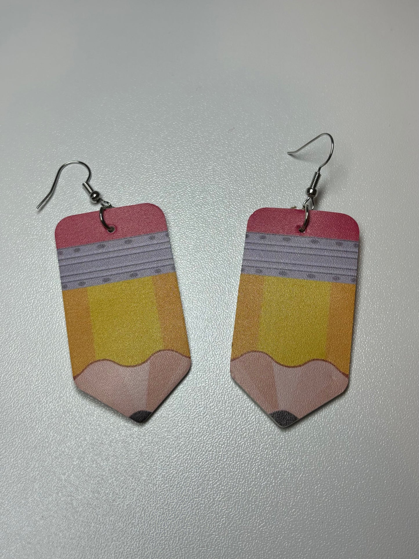 Teacher Pencil Dangle Earrings