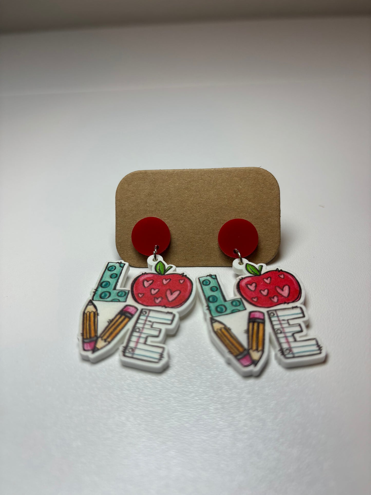Love Teacher Earrings