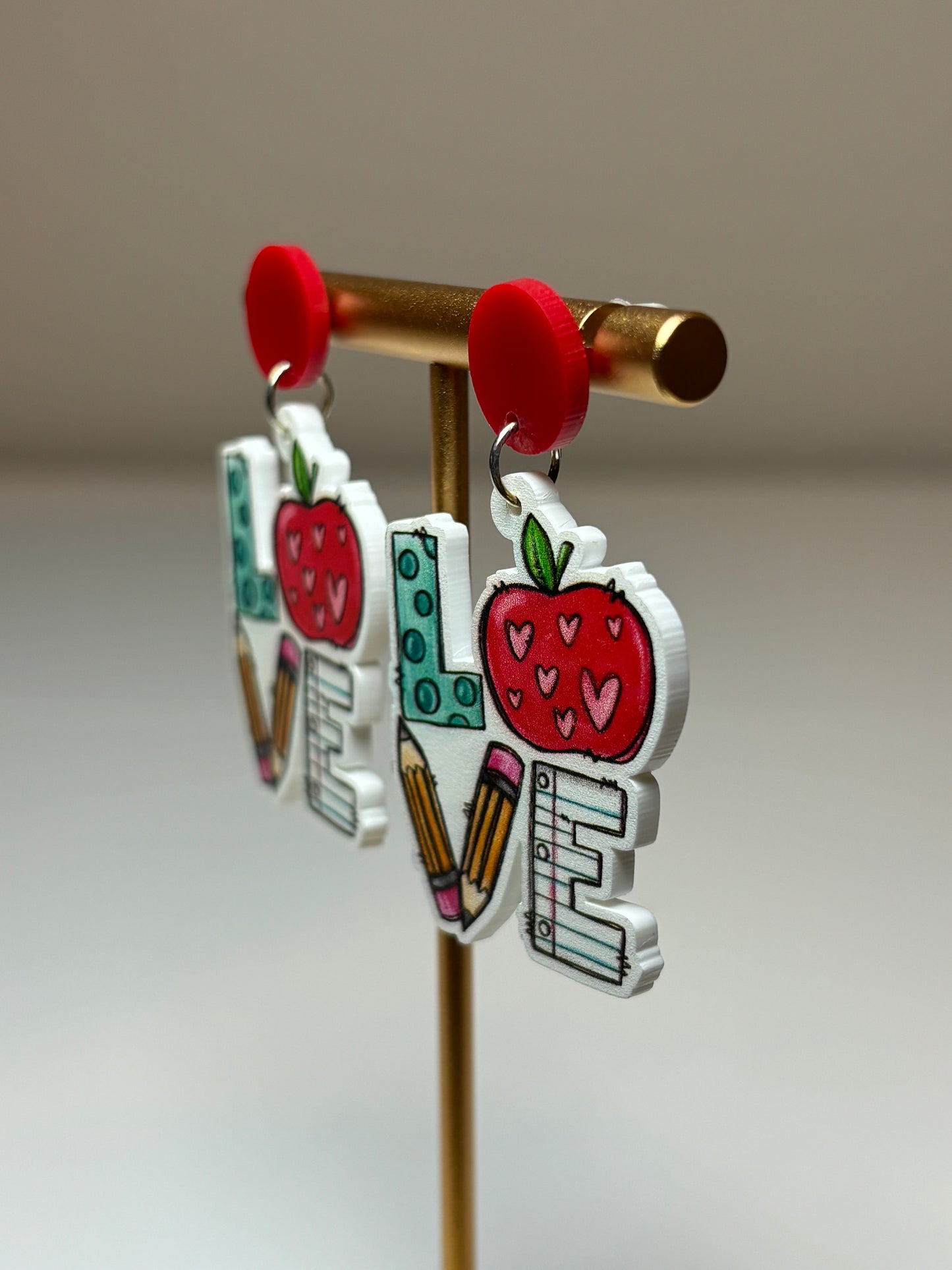 Love Teacher Earrings