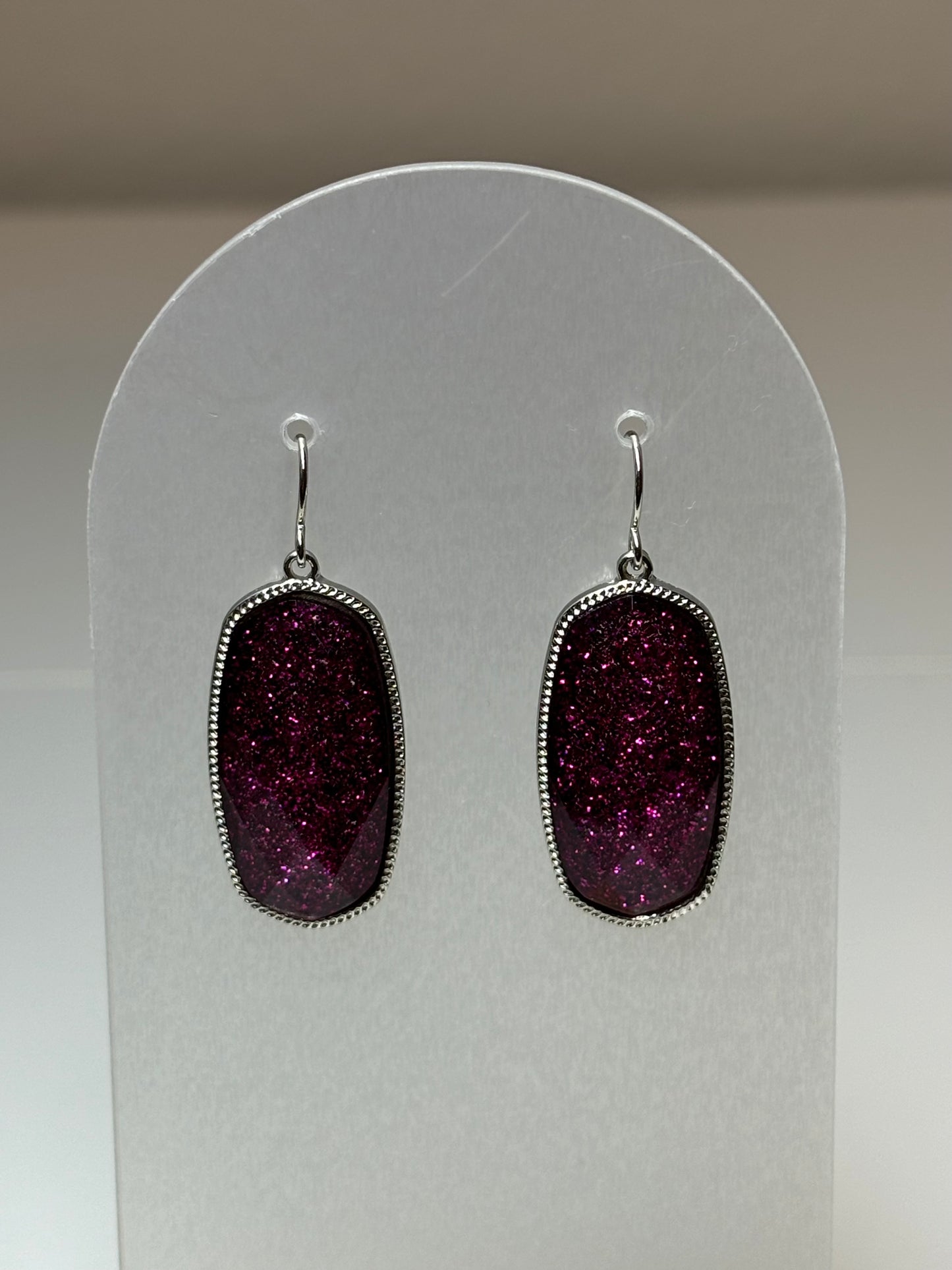 Small Silver Dangle Earrings
