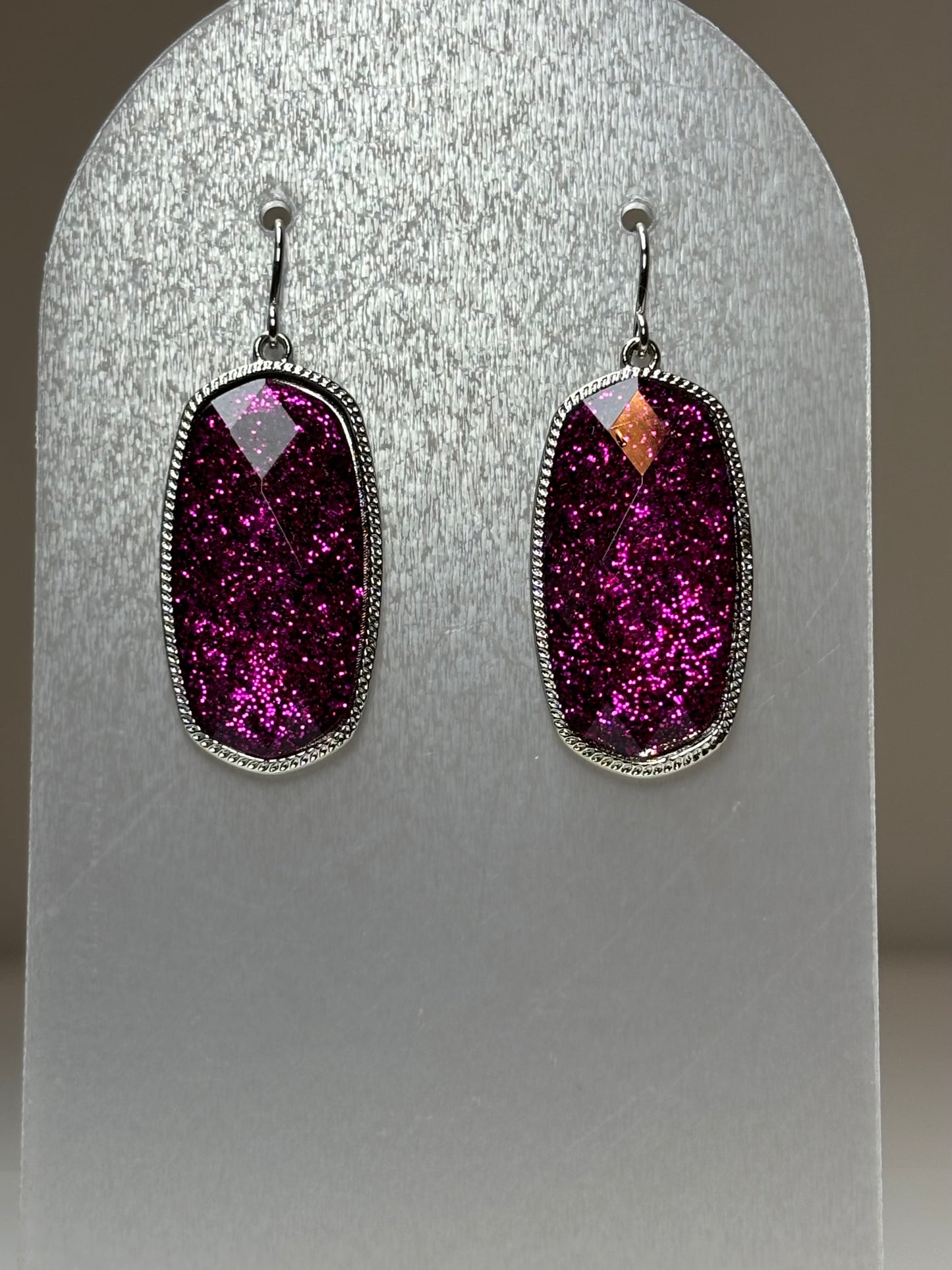 Small Silver Dangle Earrings