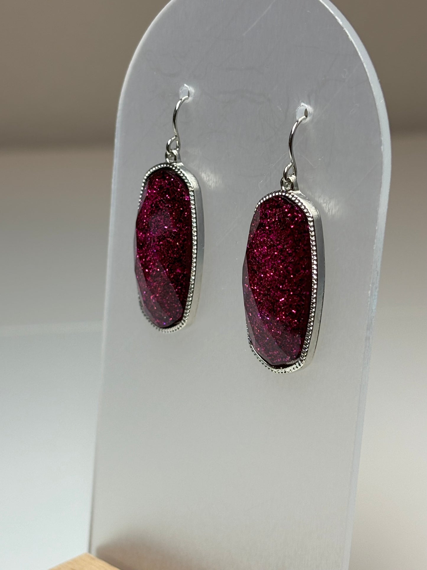 Small Silver Dangle Earrings