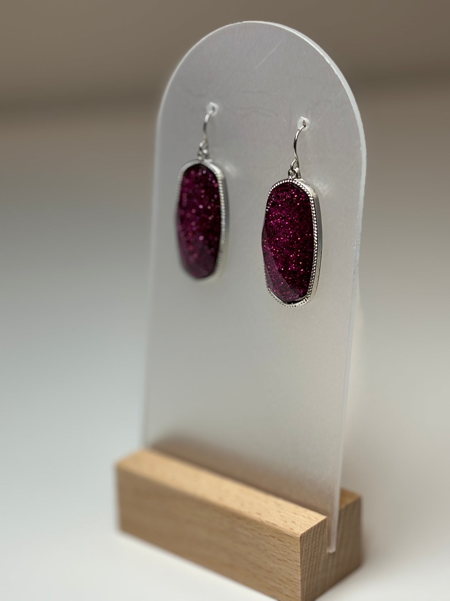 Small Silver Dangle Earrings