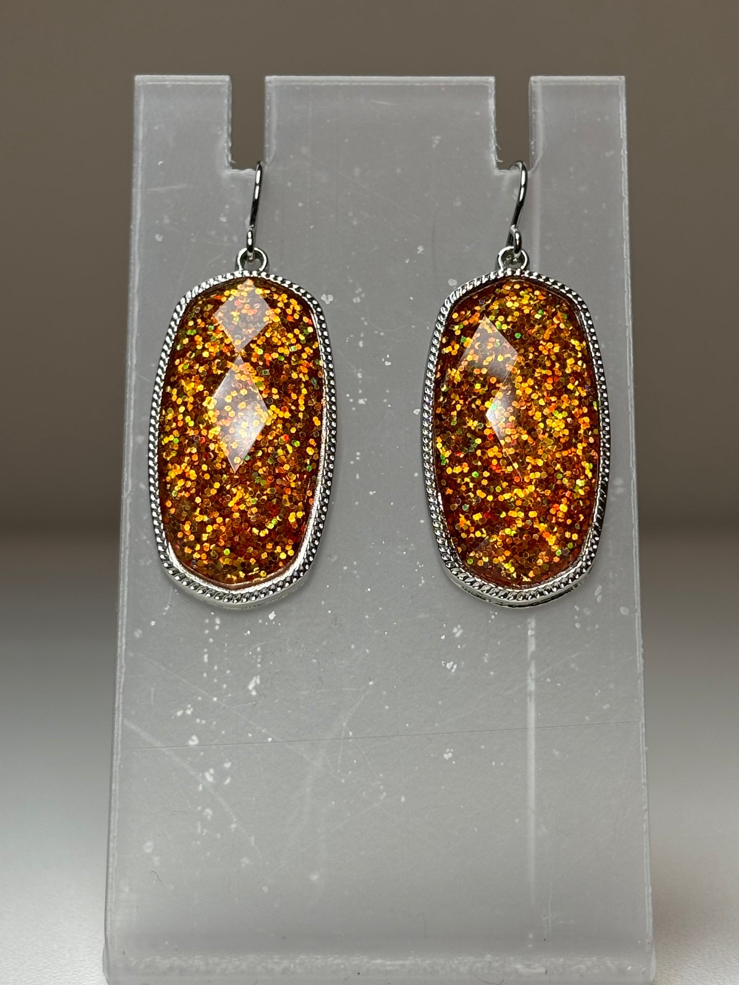 Small Silver Dangle Earrings