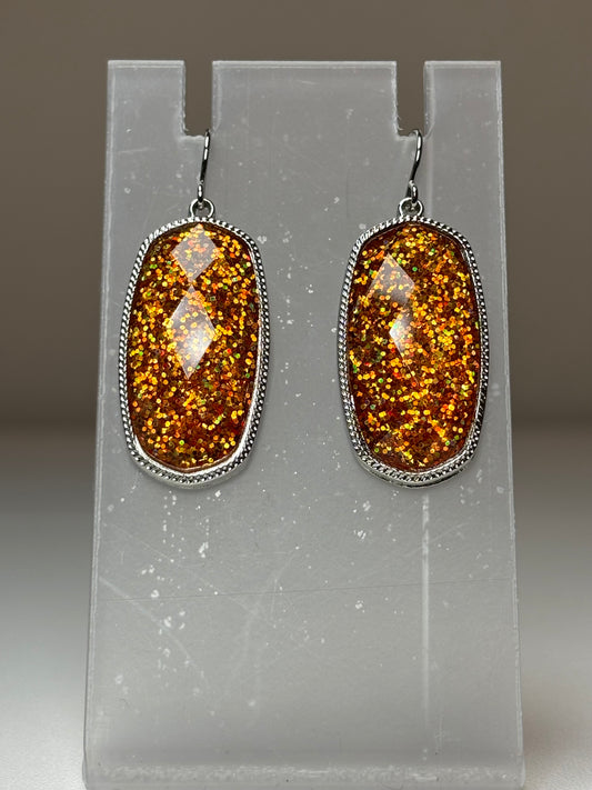 Small Silver Dangle Earrings