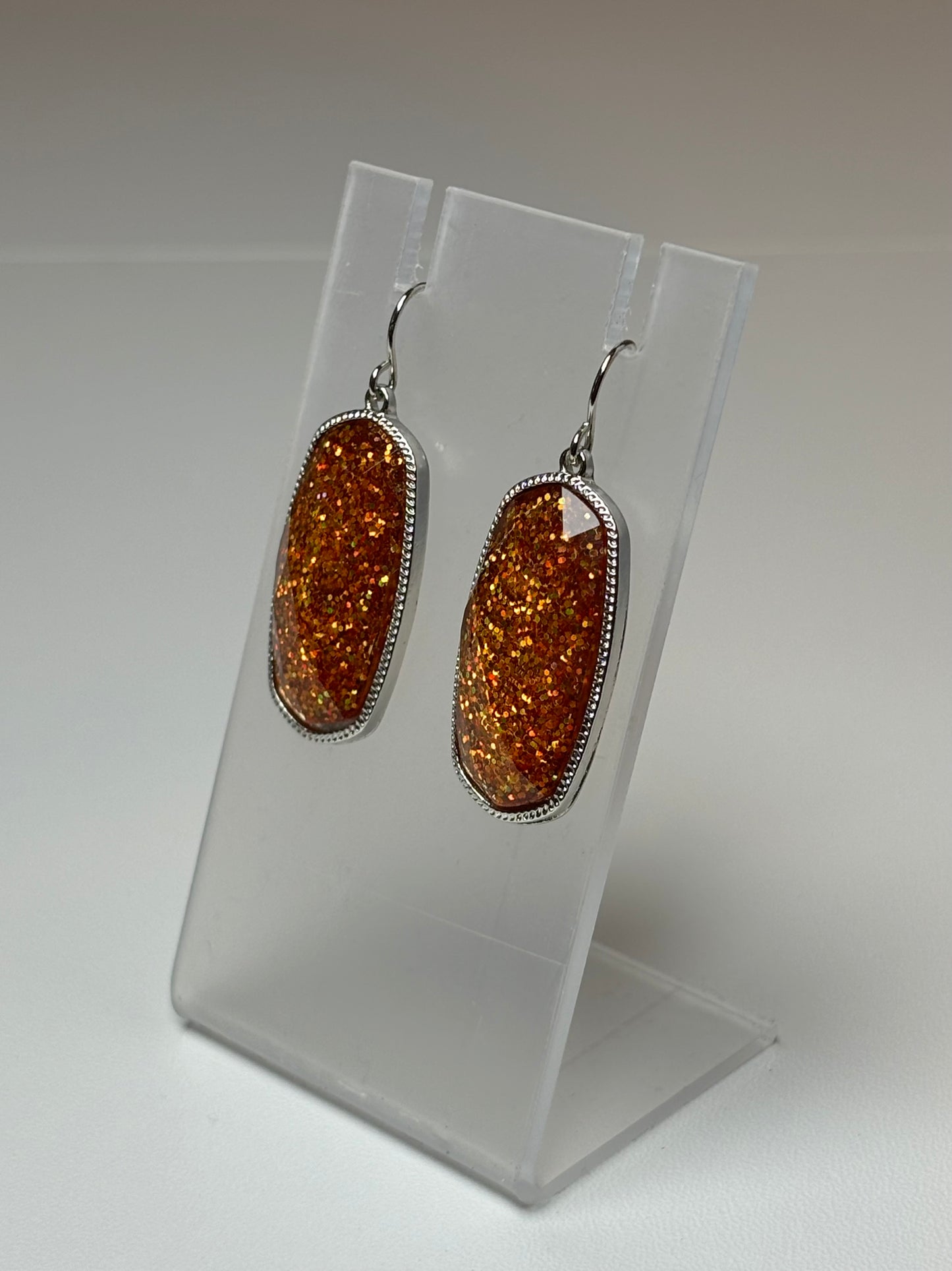 Small Silver Dangle Earrings