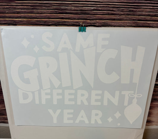 Same Grinch, Different Year Design