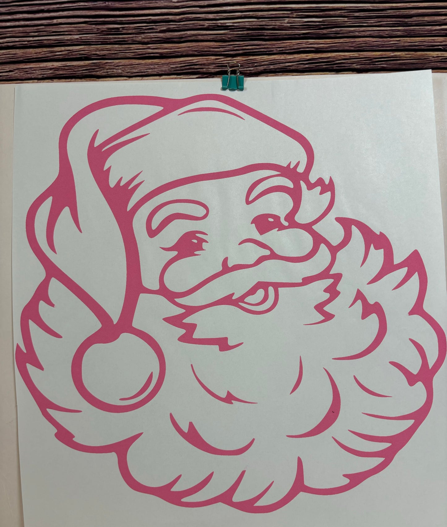 Pink Santa Design