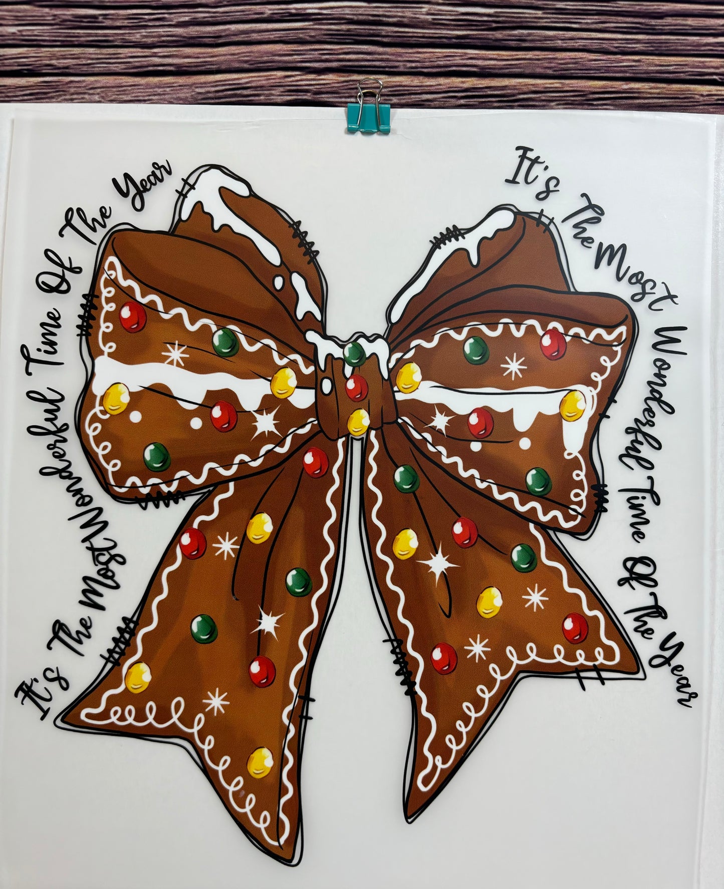 "It's The Most Wonderful Time of the Year" Bow Design