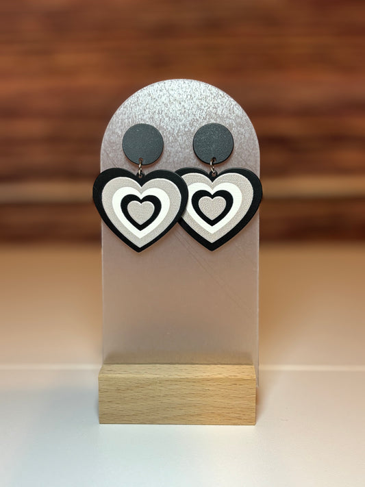Heart Dangle Earrings