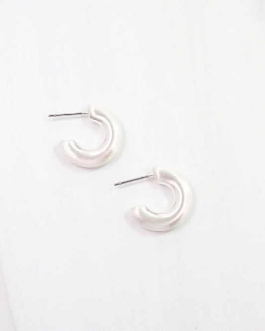 Silver Hoop Earrings