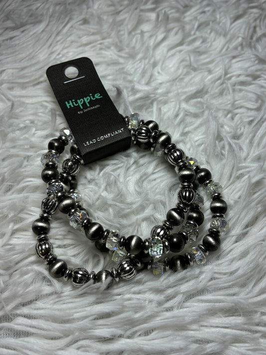 Glass Bead Stackable Bracelets