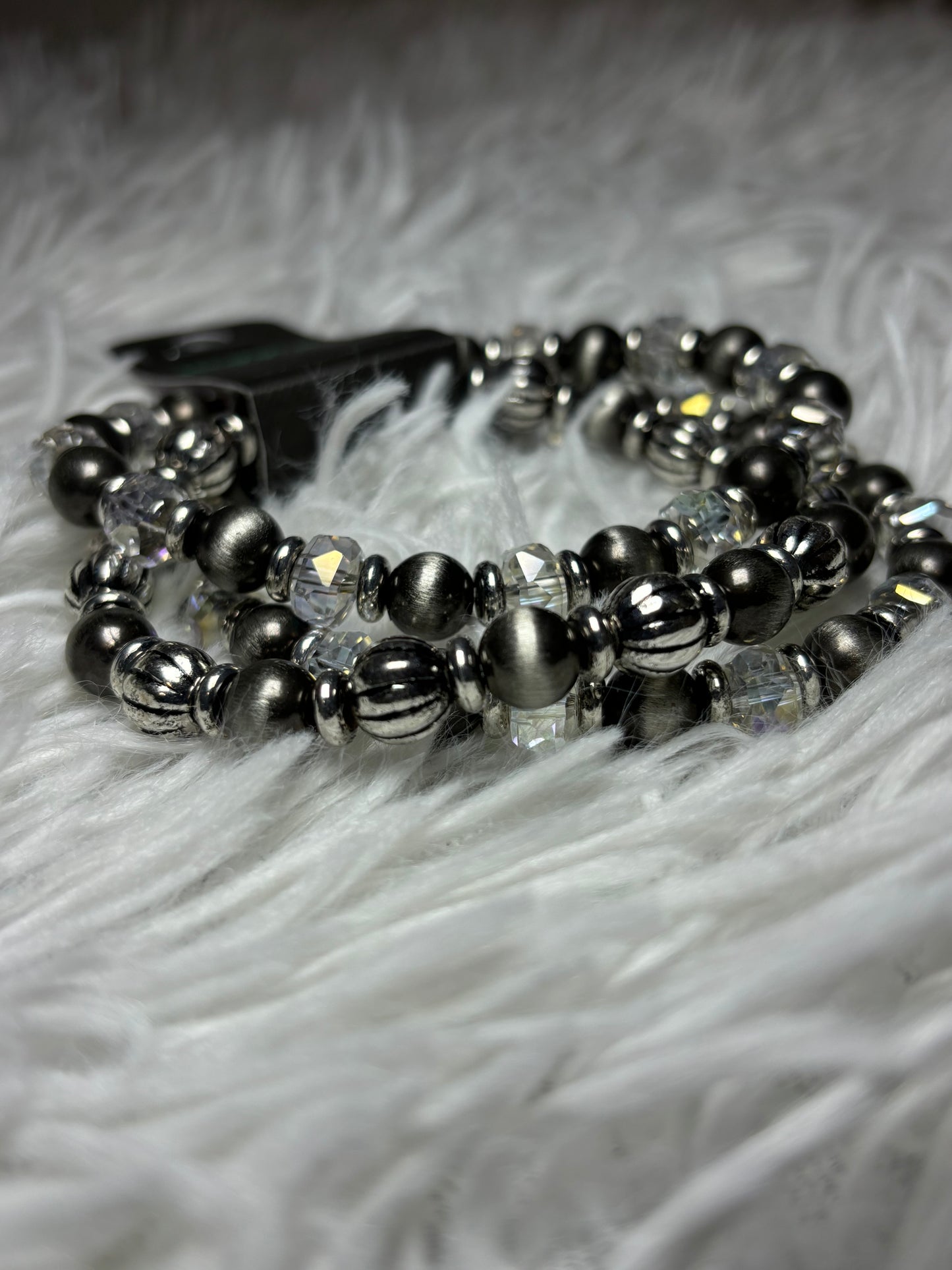 Glass Bead Stackable Bracelets