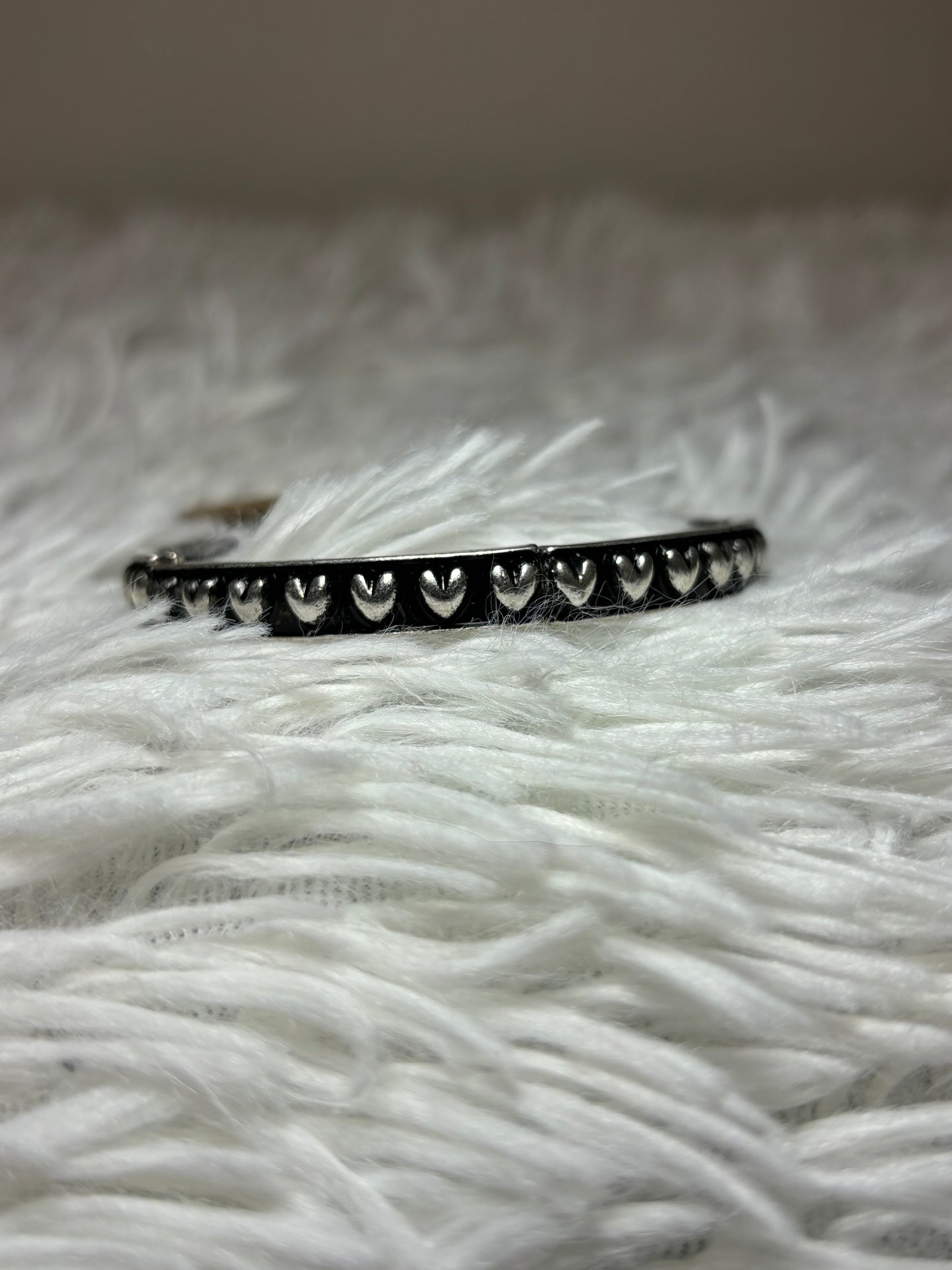 Tiny Heart Bubble Stretch Bracelet