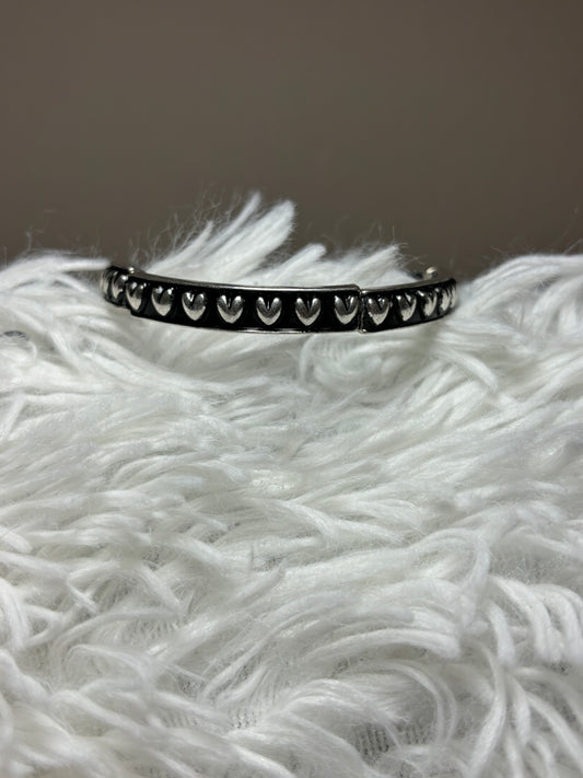 Tiny Heart Bubble Stretch Bracelet