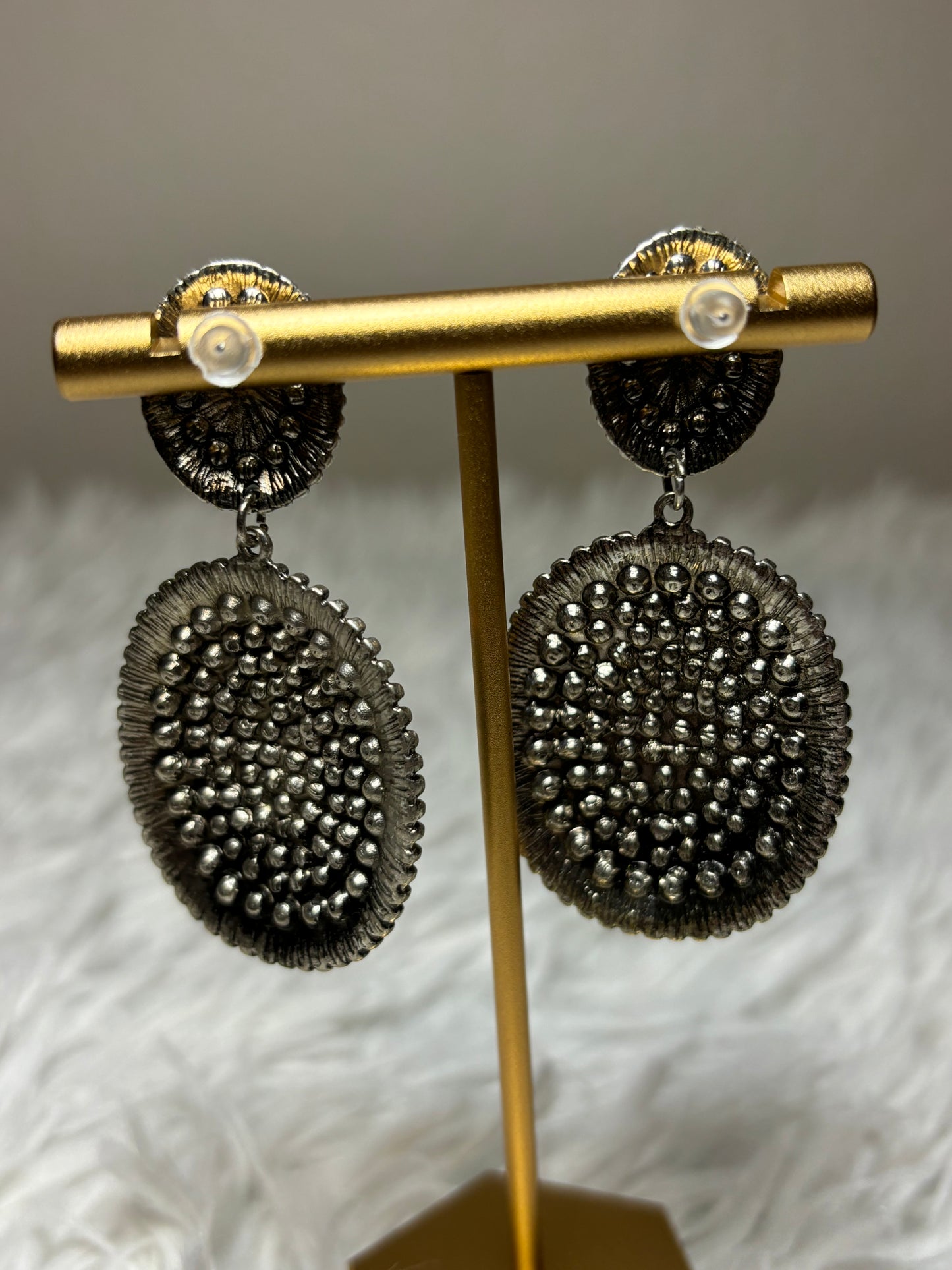 AB Rhinestone Post Earrings