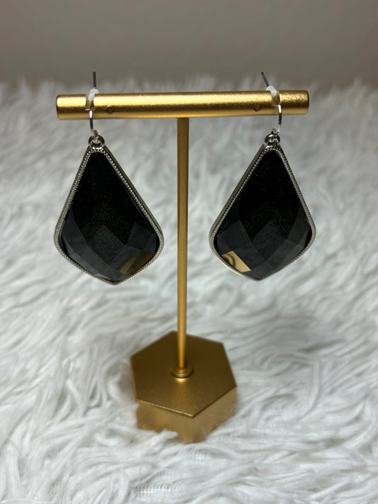KS Inspired Shimmer Gunmetal Earrings