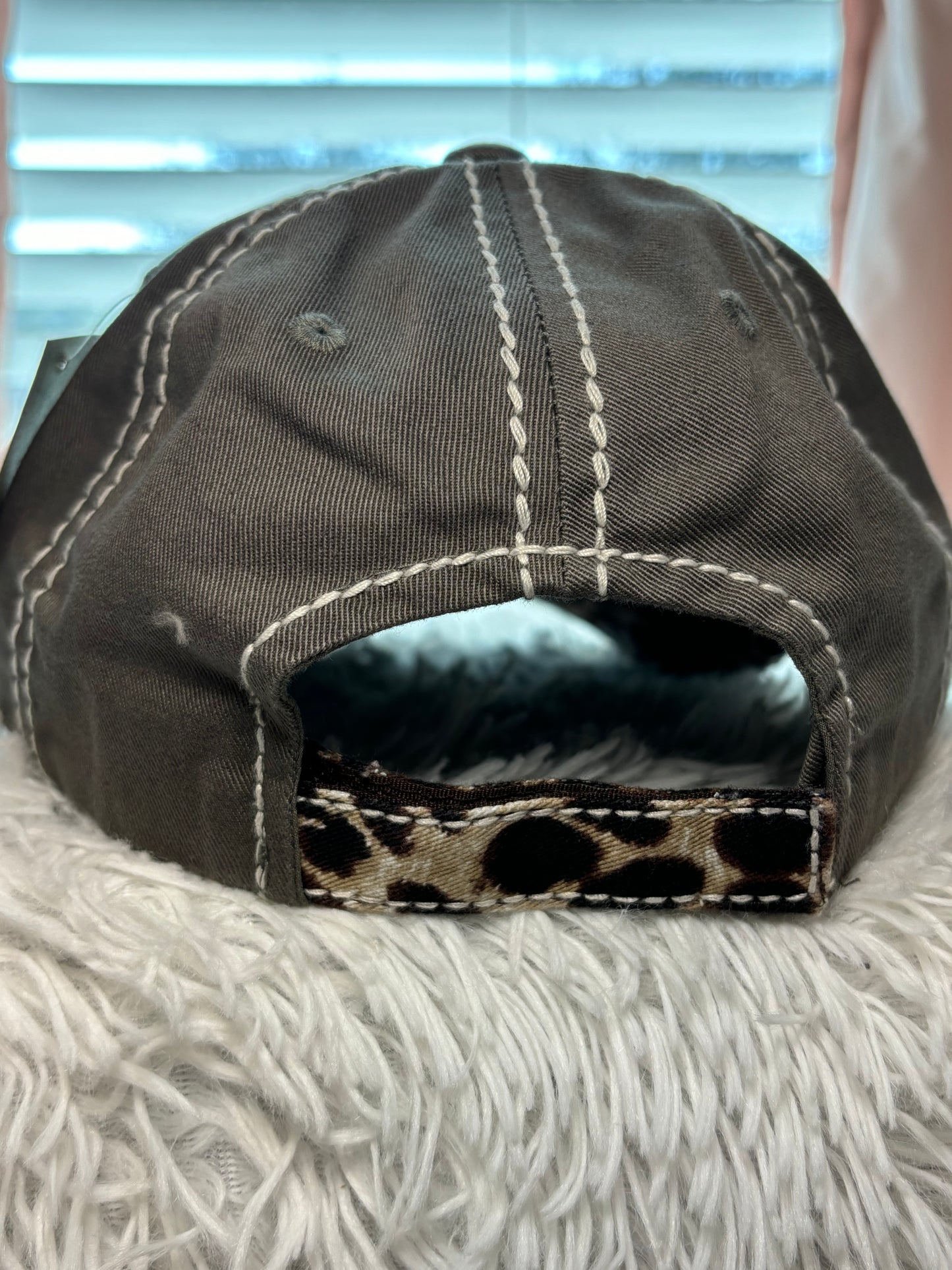 Sweet Southern & Sassy Washed Ballcap- Moss