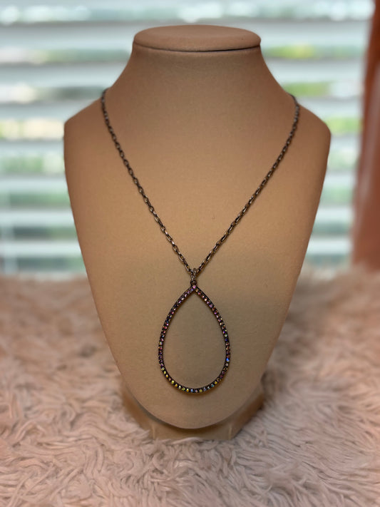Teardrop Pendant Necklace Set