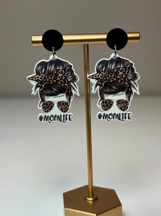 Mom Life Earrings