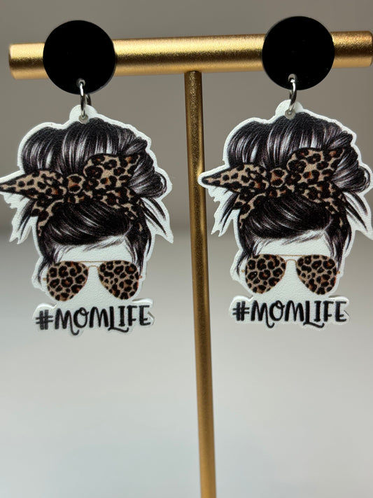 Mom Life Earrings
