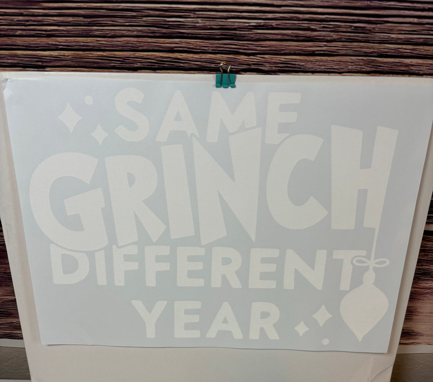 Same Grinch, Different Year Design