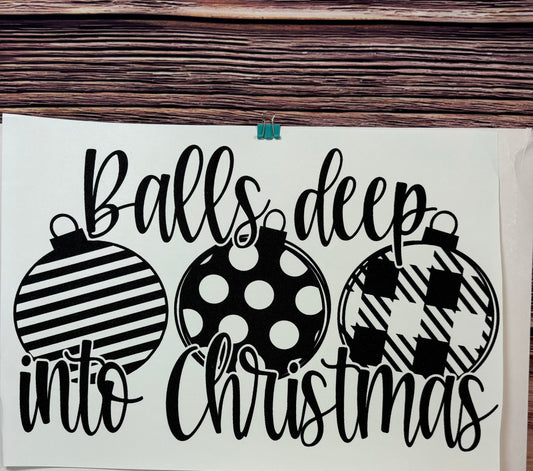 Balls Deep in Christmas Design