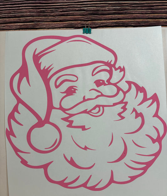 Pink Santa Design