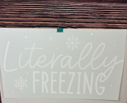 Literally Freezing