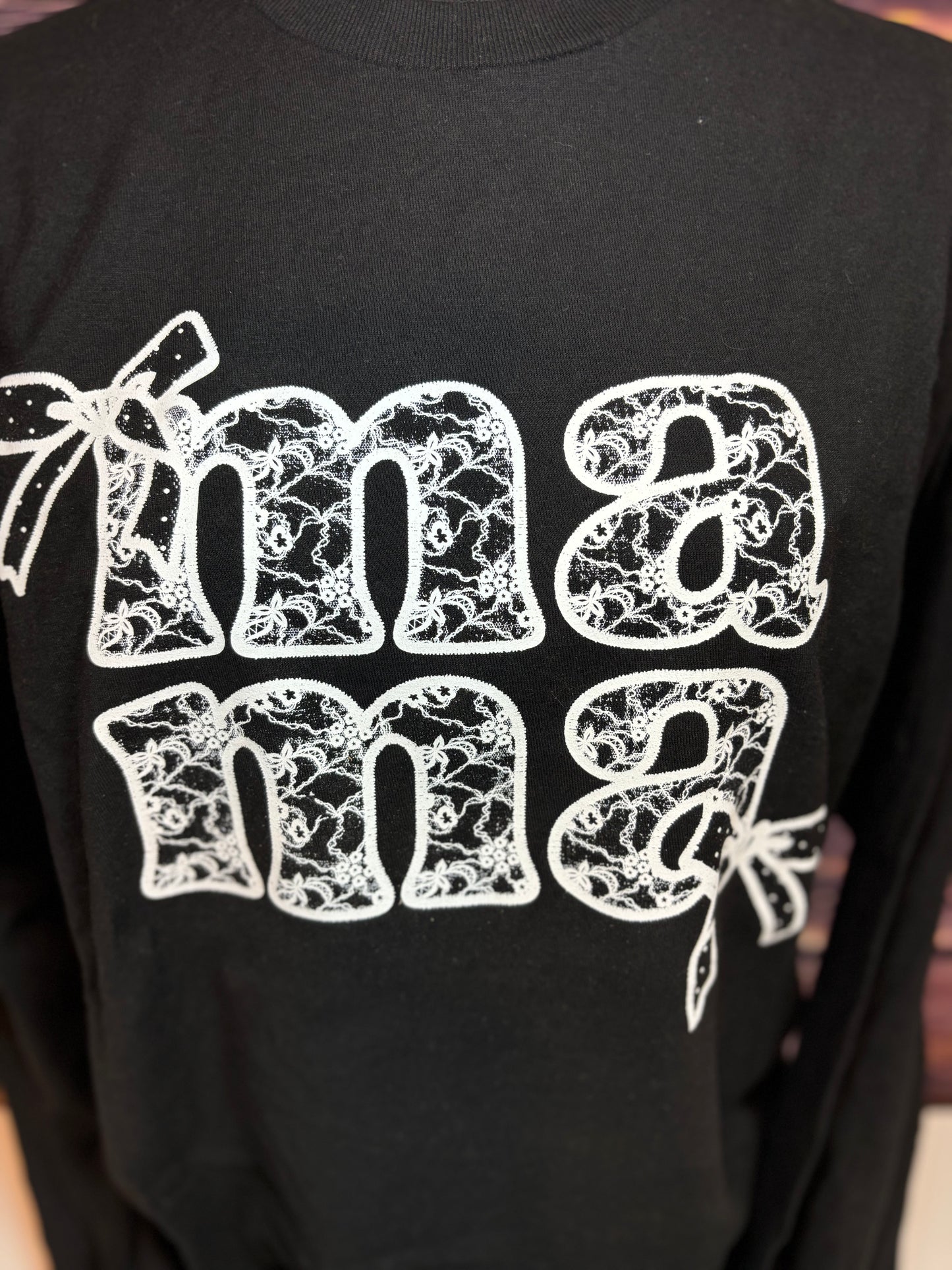 Mama Lace Long Sleeve Shirt