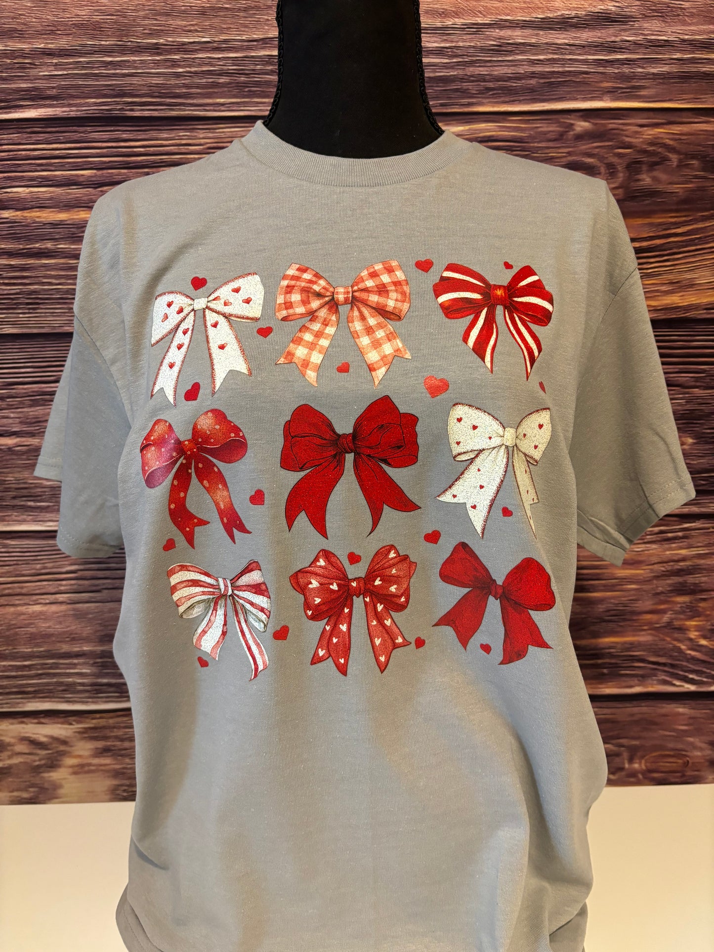 Red and White Bows T-Shirt