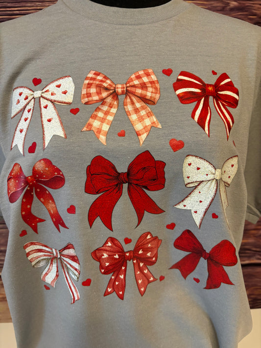 Red and White Bows T-Shirt