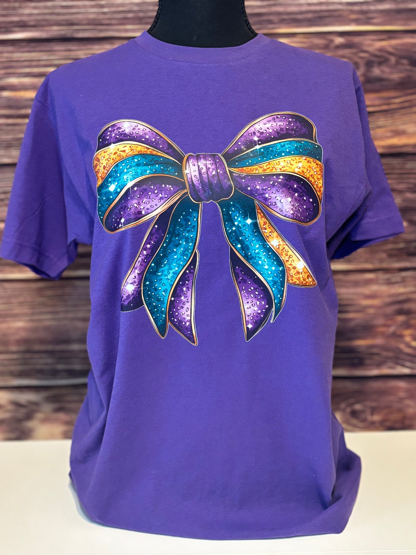 Mardi Gras Bow T-Shirt