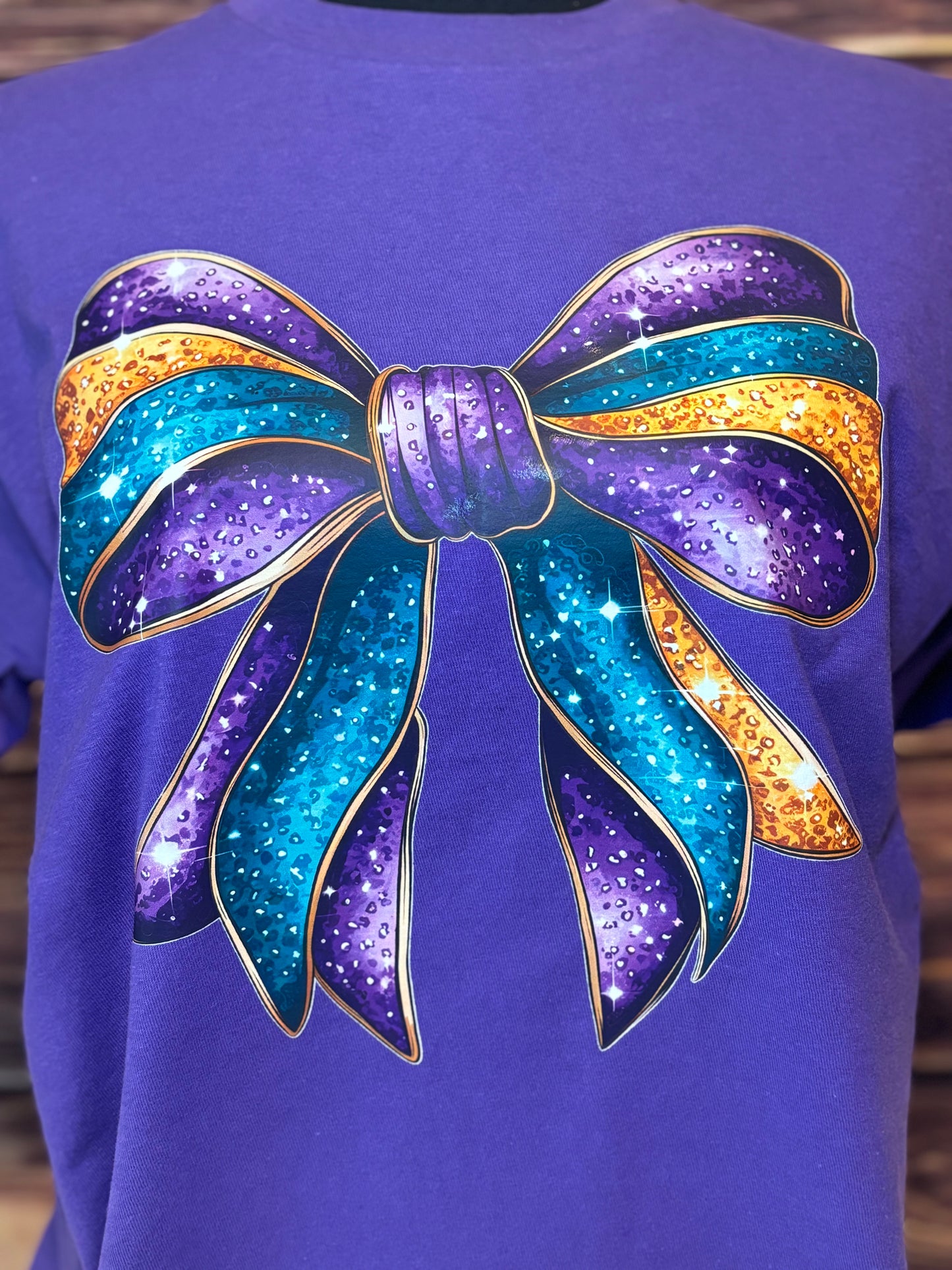 Mardi Gras Bow T-Shirt