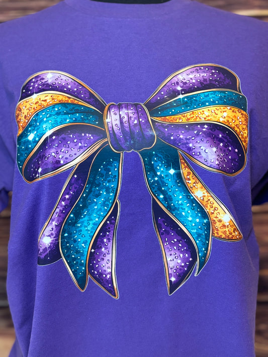 Mardi Gras Bow T-Shirt