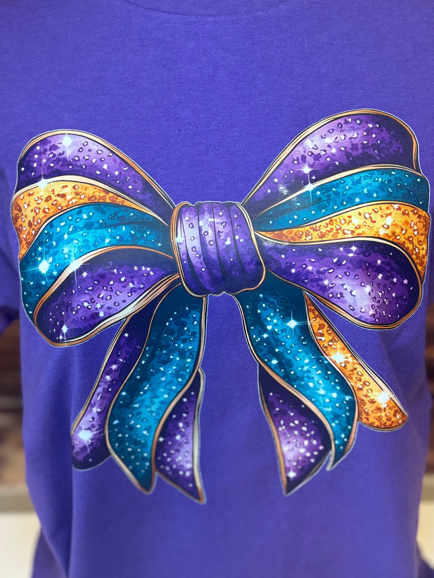 Mardi Gras Bow T-Shirt