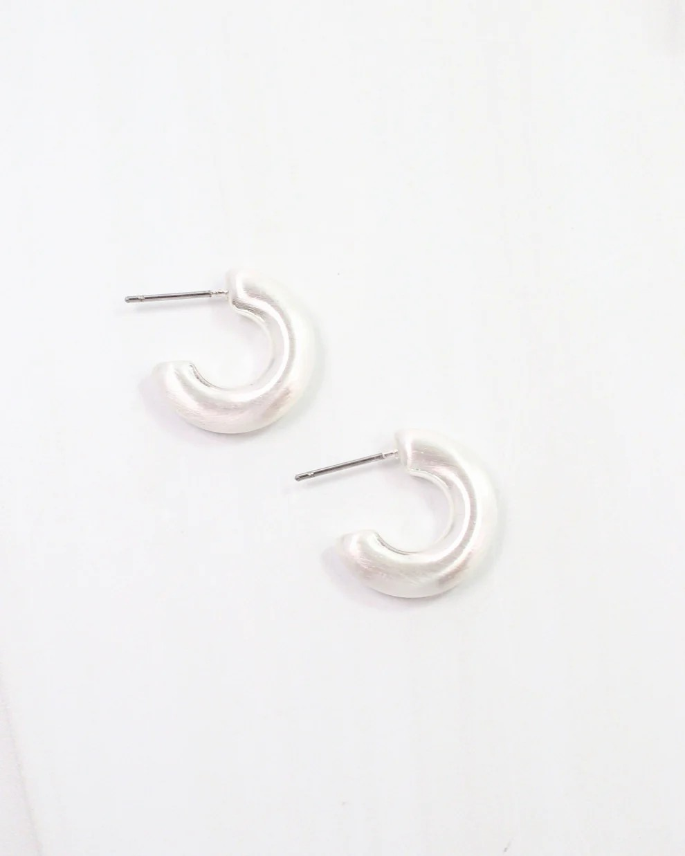 Silver Hoop Earrings
